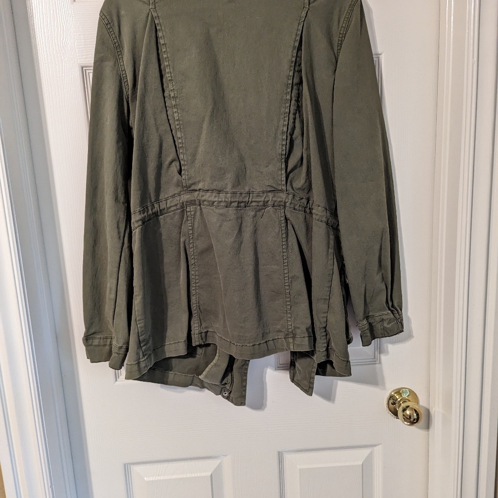 Tinsel Army Green Canvas Jacket Gem
